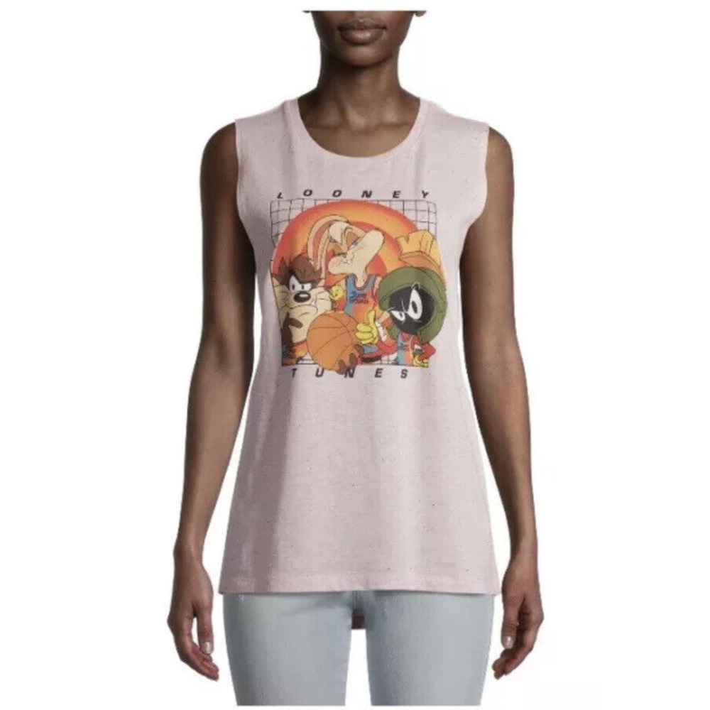 Looney Tunes Junior's XXL (19) Space Jam A New Legacy Tank Top Shirt Squad tee